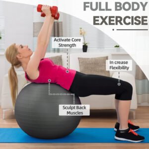 Anti-Burst and Slip Resistant Exercise Ball