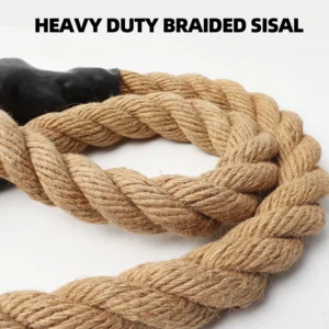 Expert Sisal Climbing Rope, Gym Fitness Training Rope for Indoor